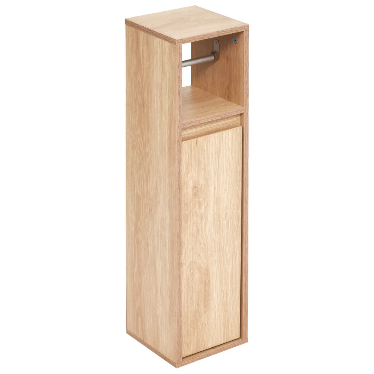 Dérouleur salle de bain Abana bois clair