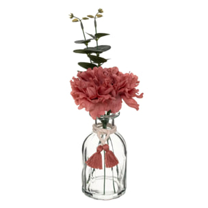 Composition florale vase "Carmen" H30cm