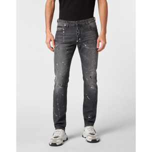PHILIPP PLEIN Vaqueros de corte recto
