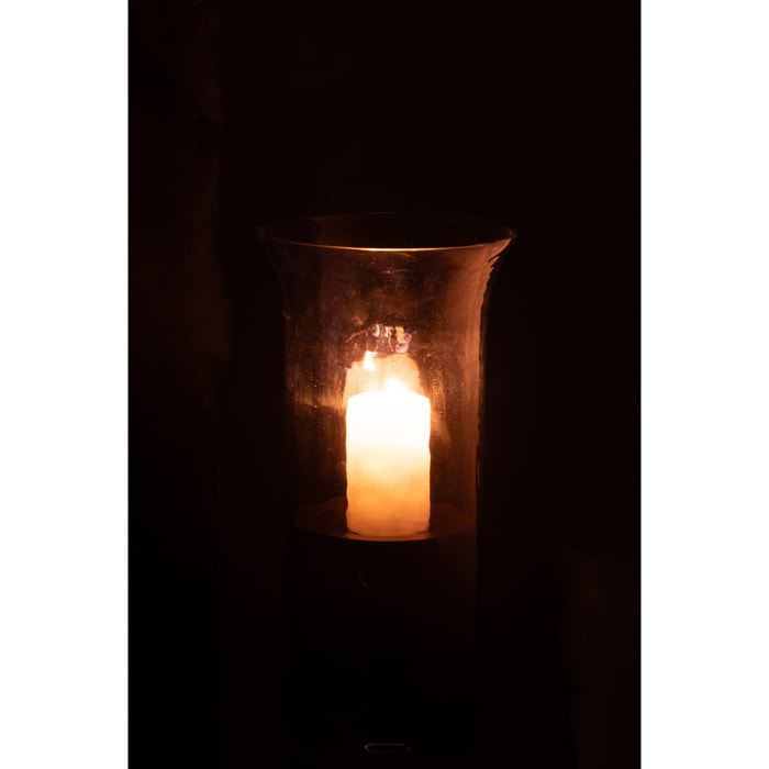 J-Line photophore Tarifa Smal - verre - bleu - medium