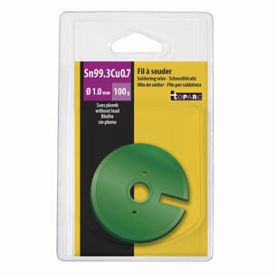 Bobina de estaño GYS 99,3% - Ø 2 mm - 100g - 062696