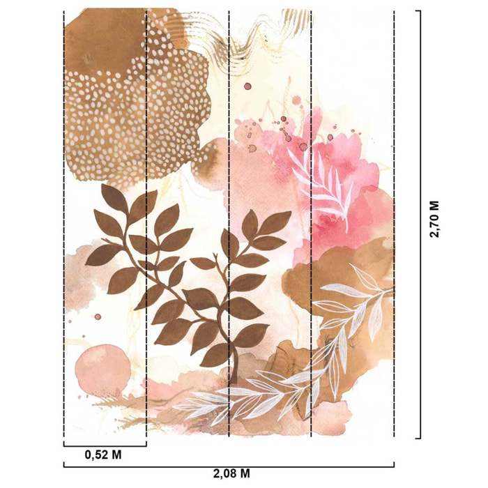 Papier peint graphique Bonheur de la Nature Intissé