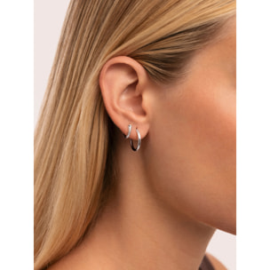 Orecchino Serpente Argento