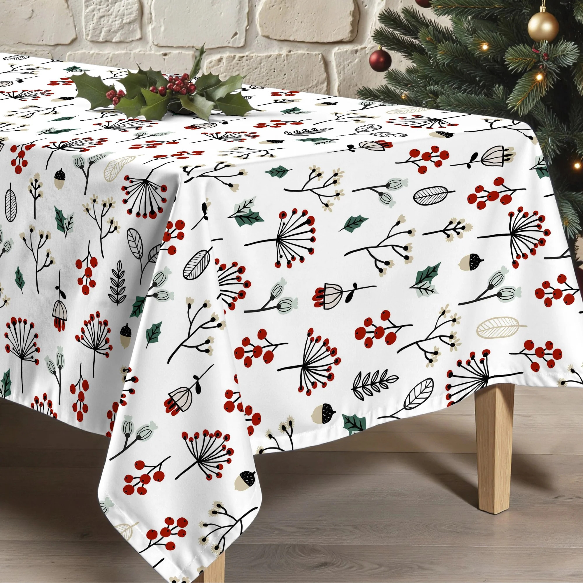 Nappe en résine Anti-tâches Merry Christmas 44