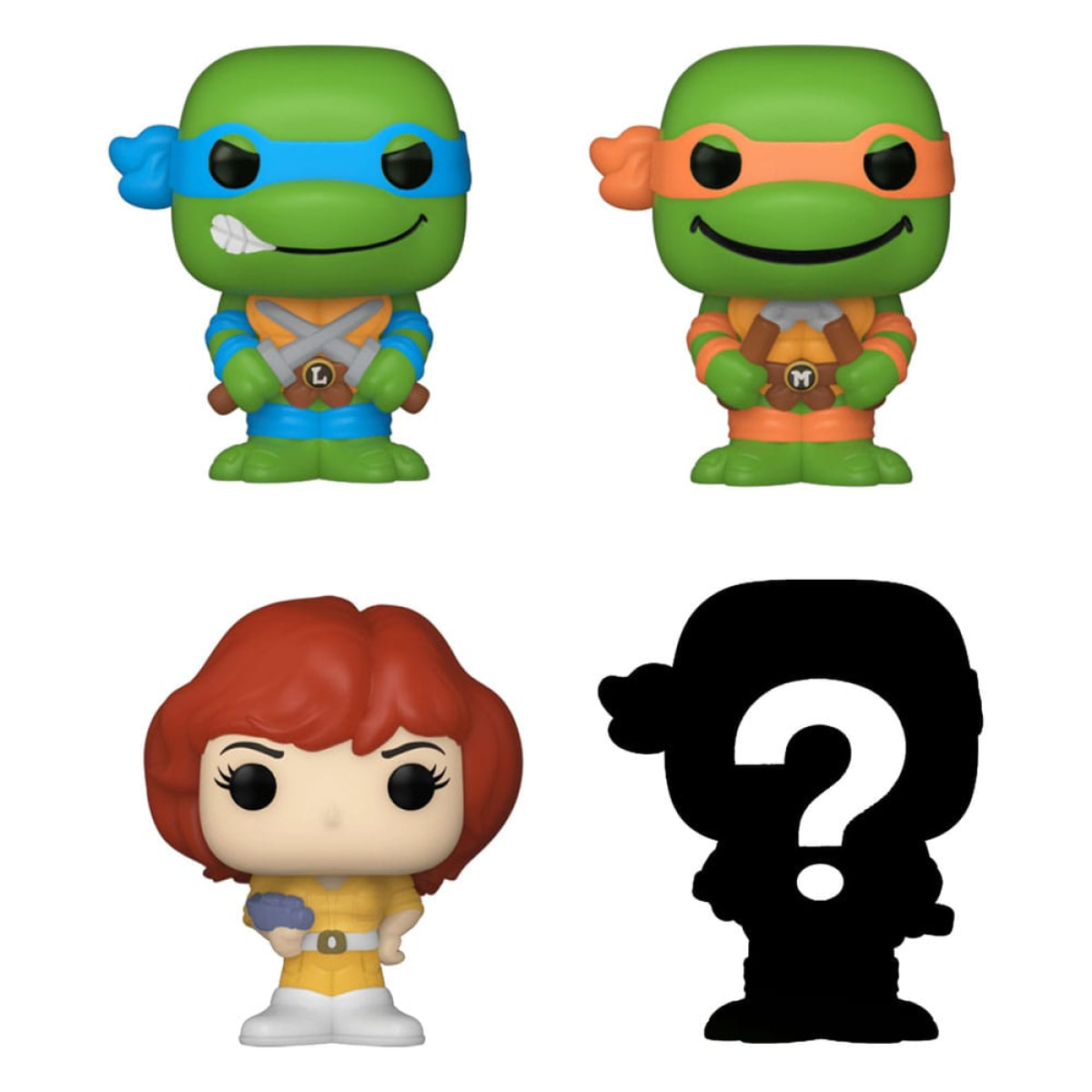 Tartarughe Ninja Bitty Pop! Vinile Figura 4-pack Leonardo 2,5 Cm Funko