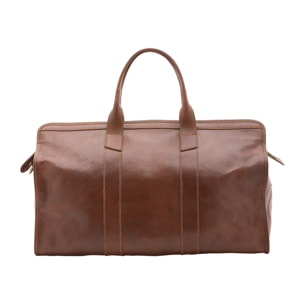 Borsa da viaggio  unisex In Vera pelle Made in Italy 53x28x26 cm