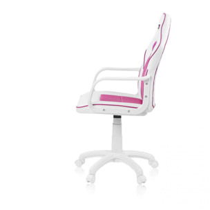 Silla gaming DRW Blanco - Rosa DRW