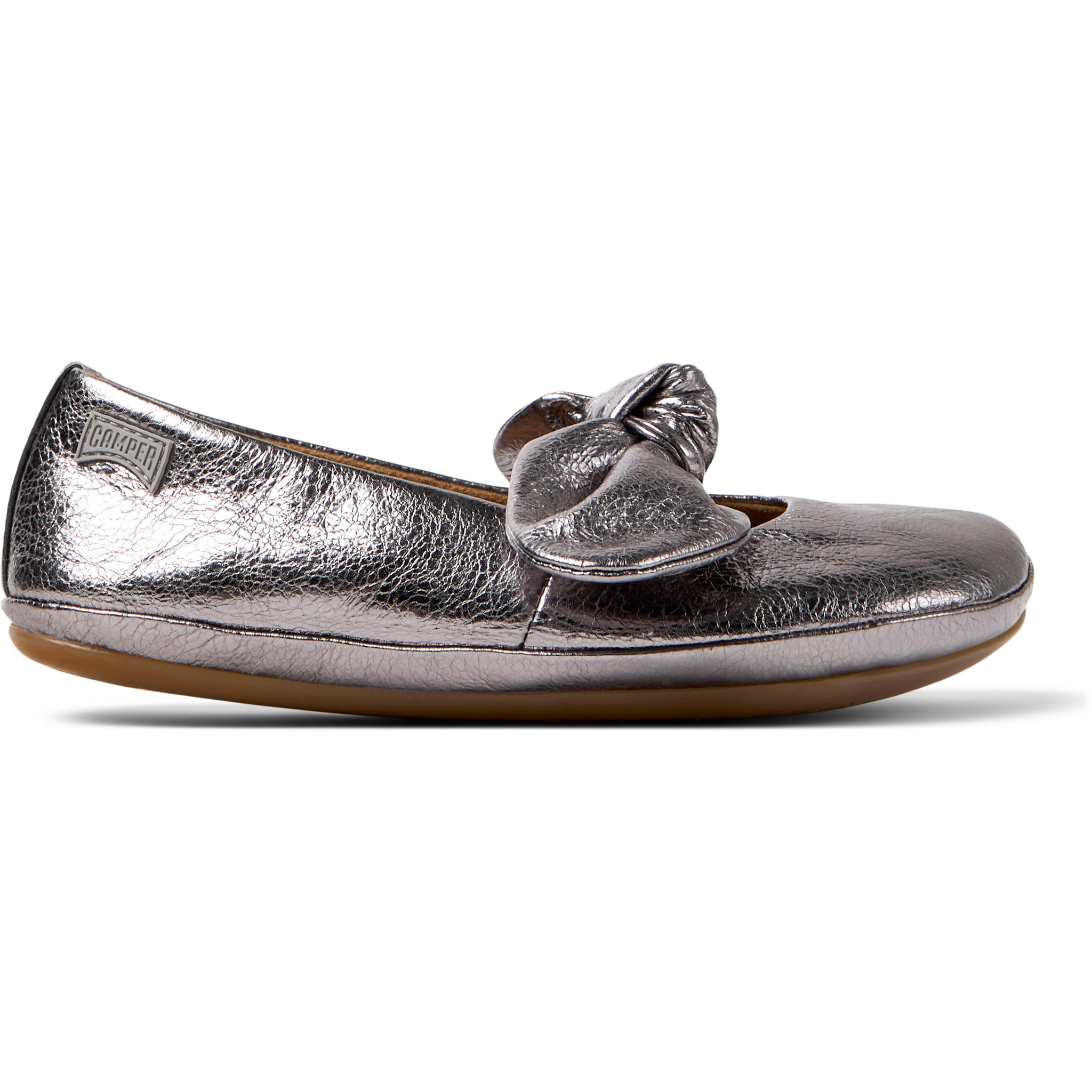 Ballerine - CAMPER Right - Grigio - Pelle liscia
