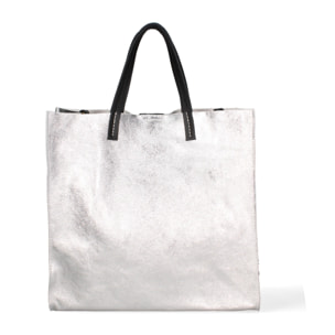 Borsa a mano da donna Made in Italy - Modello Ereva - 100% pelle - 34.5 x 32.0 x 17.0 cm