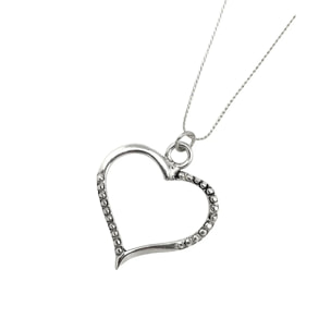 Collar Cuore plata 7-10 micras