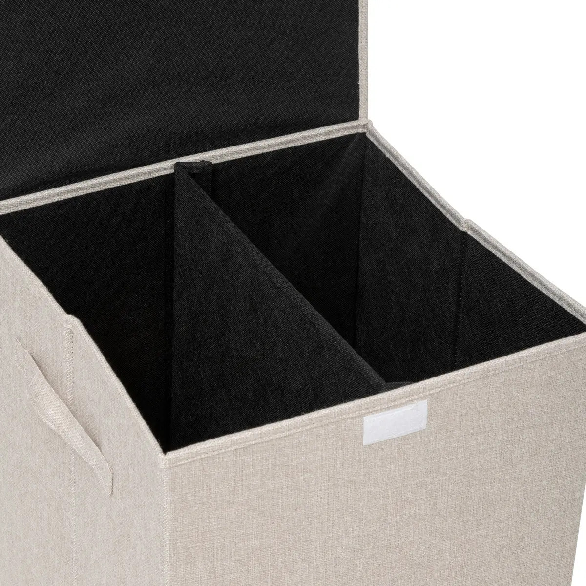 Panier à linge "Colorama" beige 74L