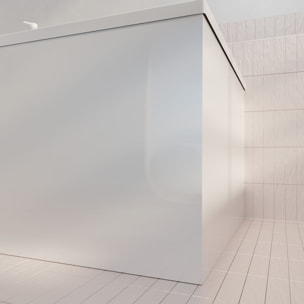 Pack Baignoire 170x70cm avec Tabliers recoupables 180cm et 80cm - Blanc Brillant - MAE