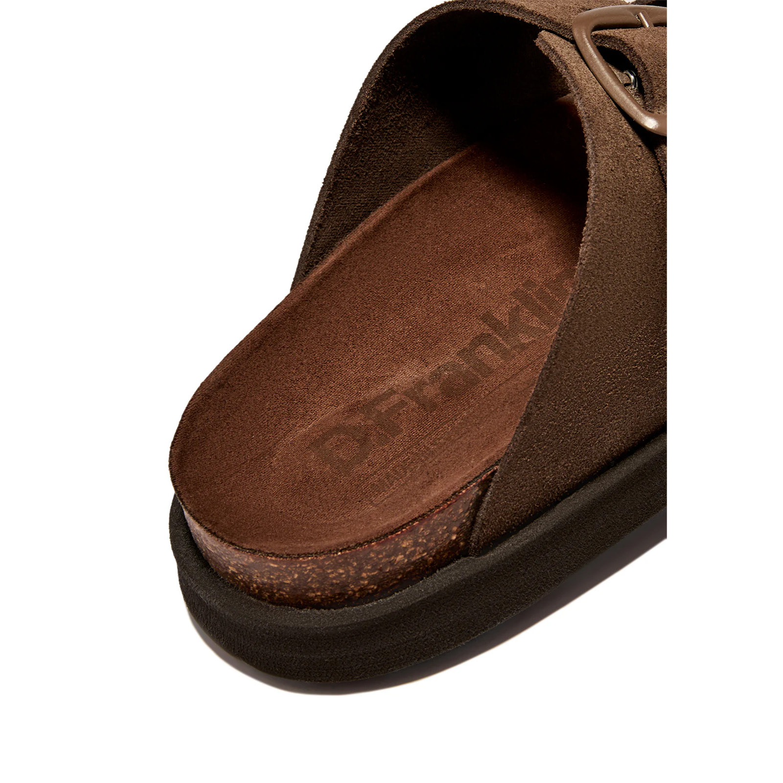 Sandalias Vibe Unisex Cierre Hebilla en Marrón Chocolate