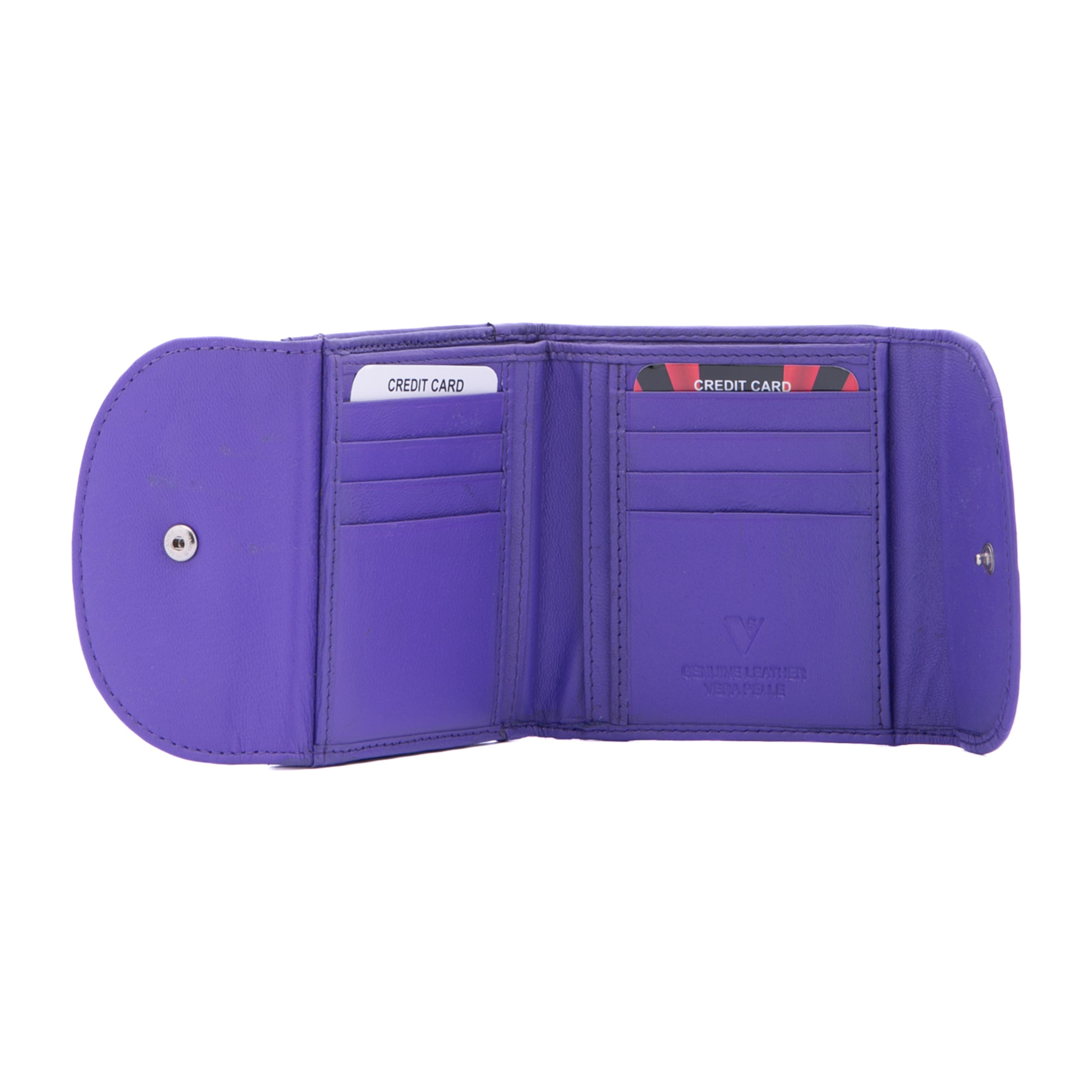 Portafoglio Unisex in Vera Pelle Prodotto Fashion 10x9x2,5 cm