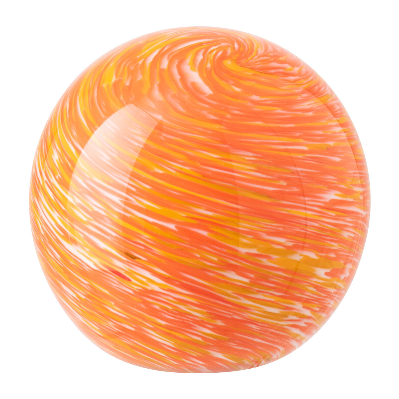 J-Line Presse-papier Balle - verre - orange - medium