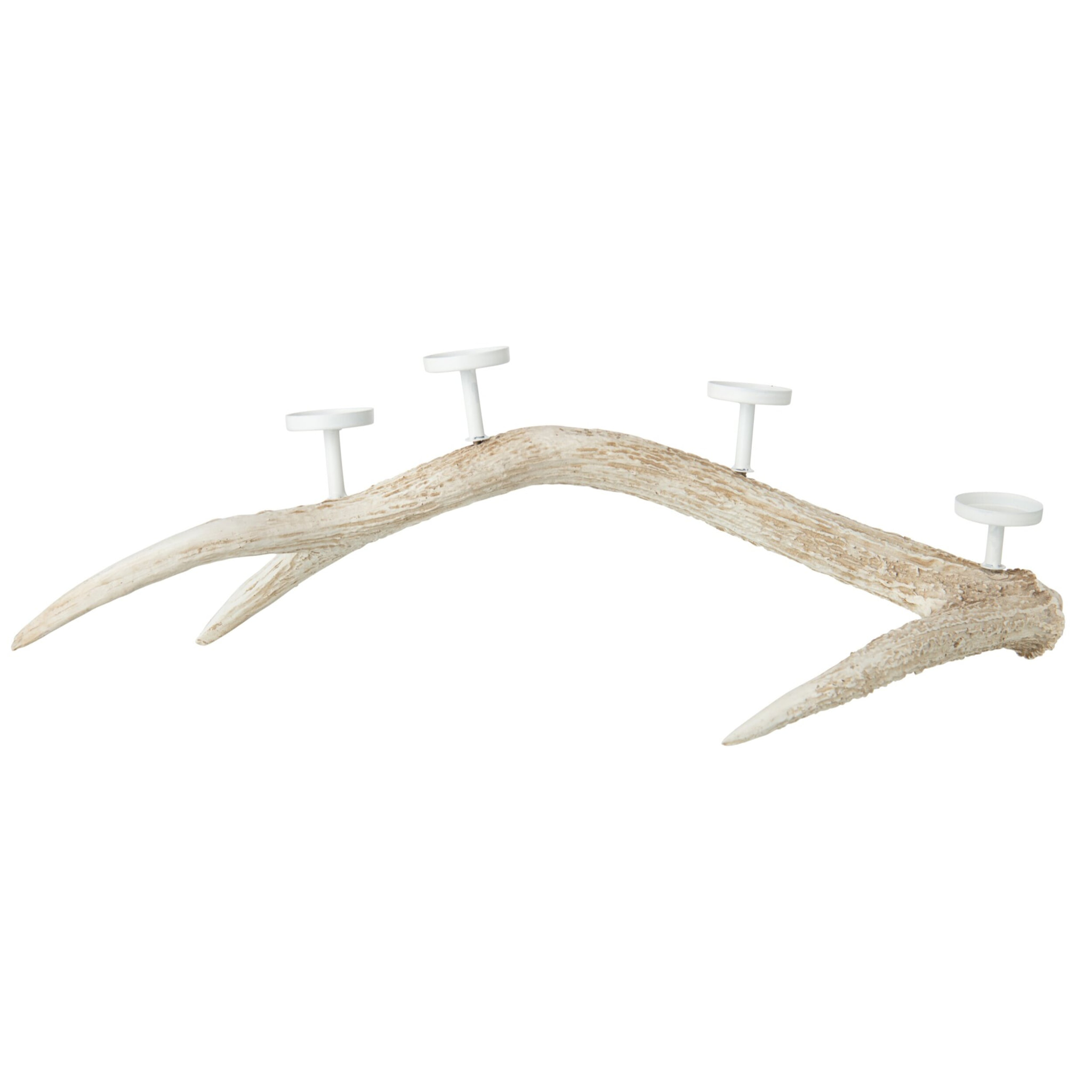 J-Line chandelier ramure - polyrésine - beige clair - small