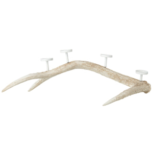 J-Line chandelier ramure - polyrésine - beige clair - small