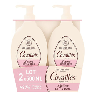 L'intime Extra-Doux - Soin Naturel Hygiène Intime - Lot de 2x550 ml