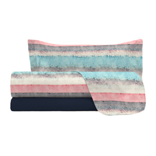 COMPLETO LETTO FASHION, 100% Microfibra, No Stiro - SARAH