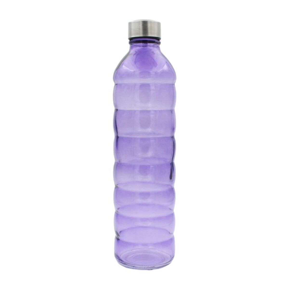 Bouteille violette en verre coloré, GLOUPOP