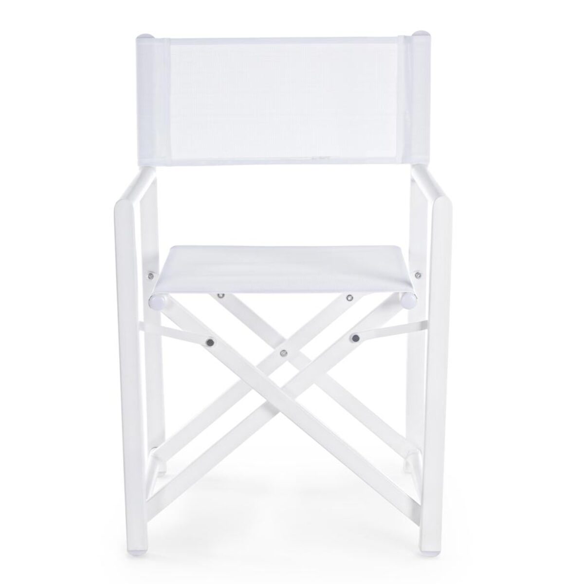 Set 2 sedie regista in alluminio Gilda da giardino richiudibili