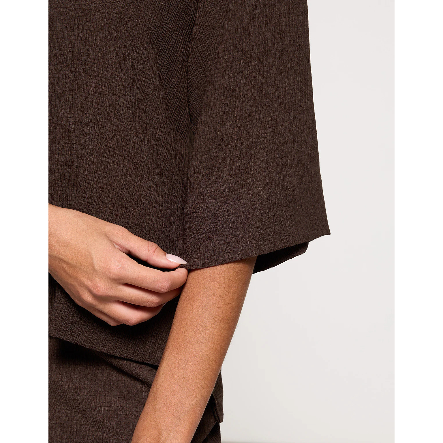 Camisa Manga Larga Marrón - Ponti