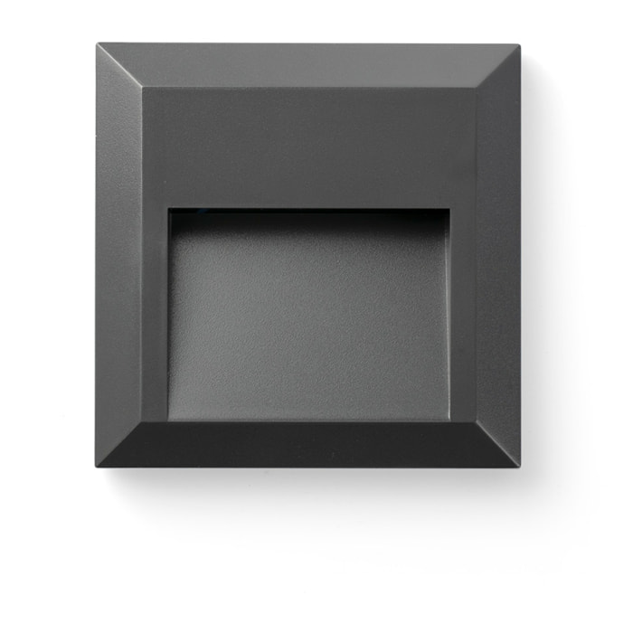 GRANT SQ Aplique gris oscuro