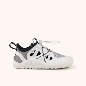 Zapatilla Barefoot Infantil Multideporte Blanca y Gris MUNICH MINI GLOSS 03