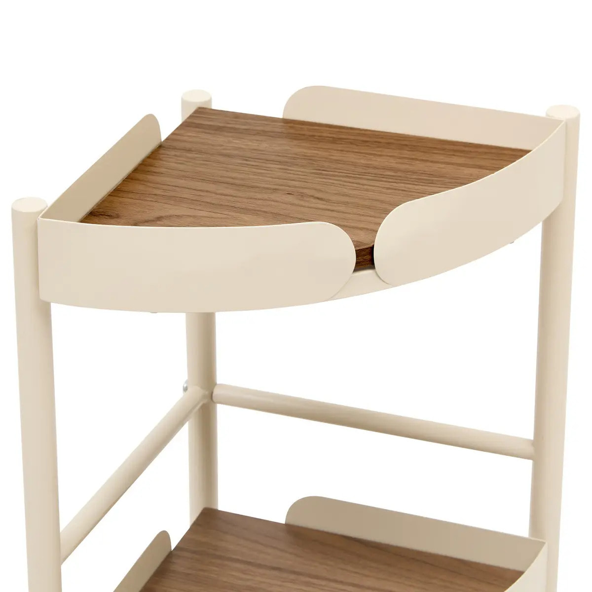 Étagère d'angle de salle de bain Argileo 3 niveaux 25x35cm blanc