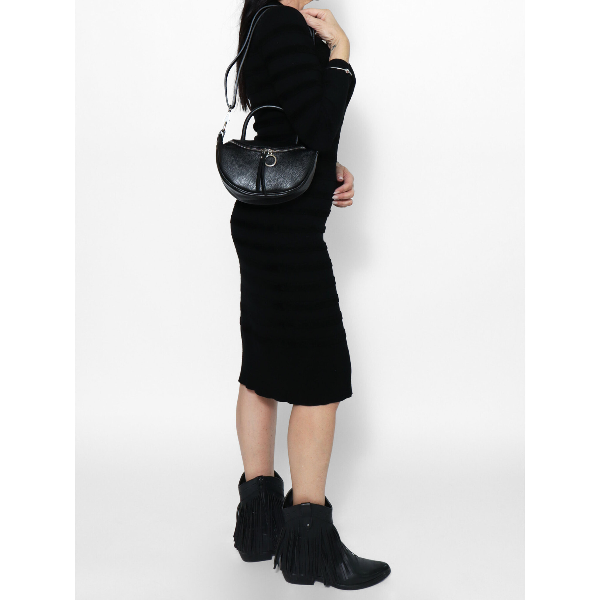 Borsa a mano Mae da donna In Vera pelle Made in Italy 26x13x8 cm