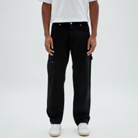 GUESS Originals - Jeans Hills - inspiration cargo - 100% coton - noir