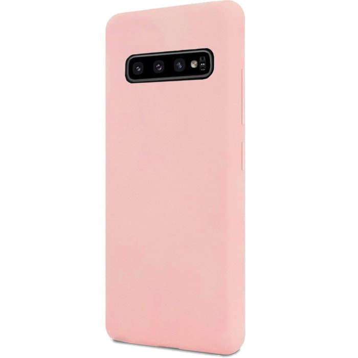 Coque Galaxy S10e Samsung silicone liquide Rose Pale