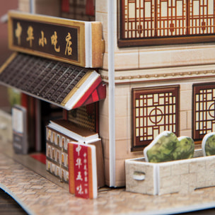 Puzzle 3D STILE DEL MONDO CINA ORIENTALE Snack bar tradizionale