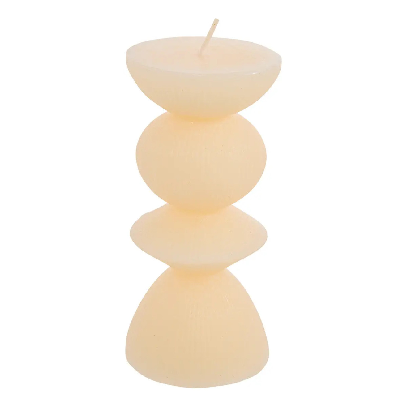 Bougie décorative Homy ronde H.15cm
