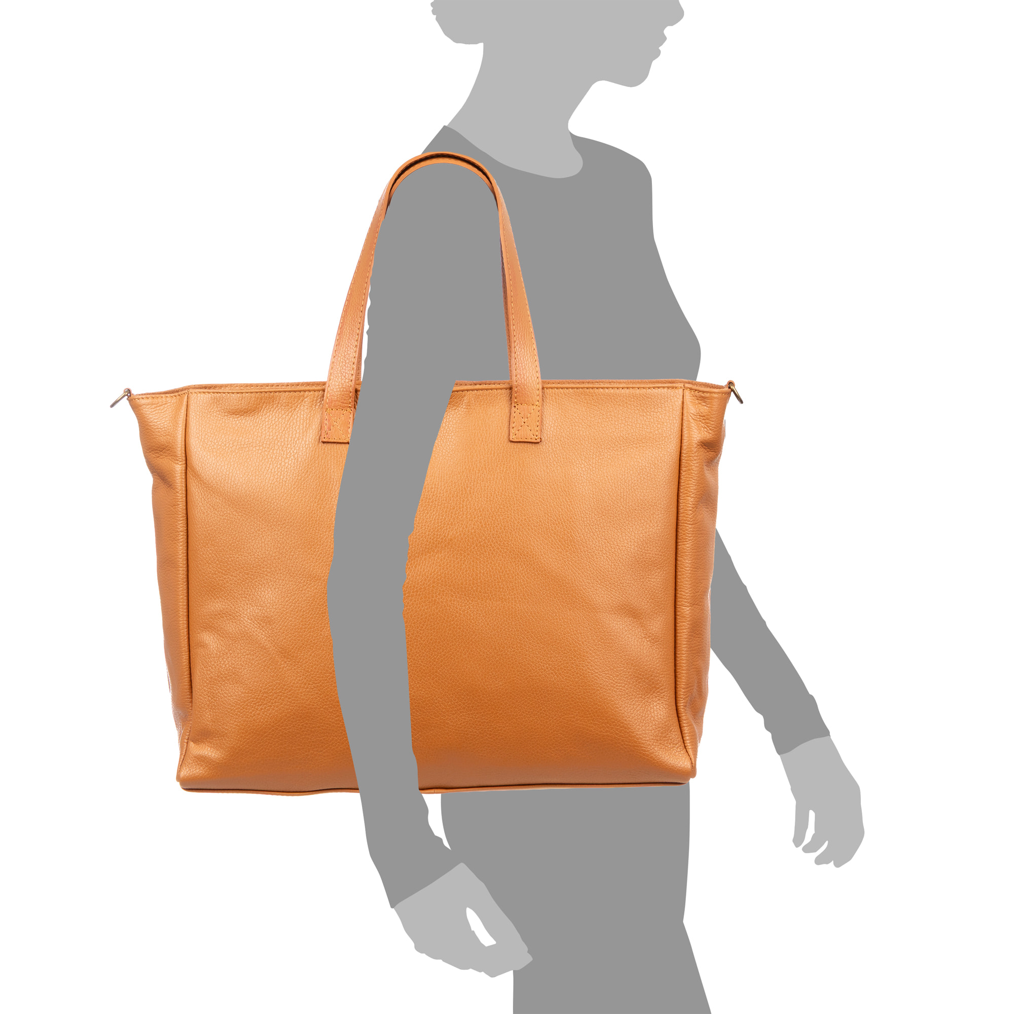 Balsorano borsa shopper donna oversize. Pelle autentica Dollaro.