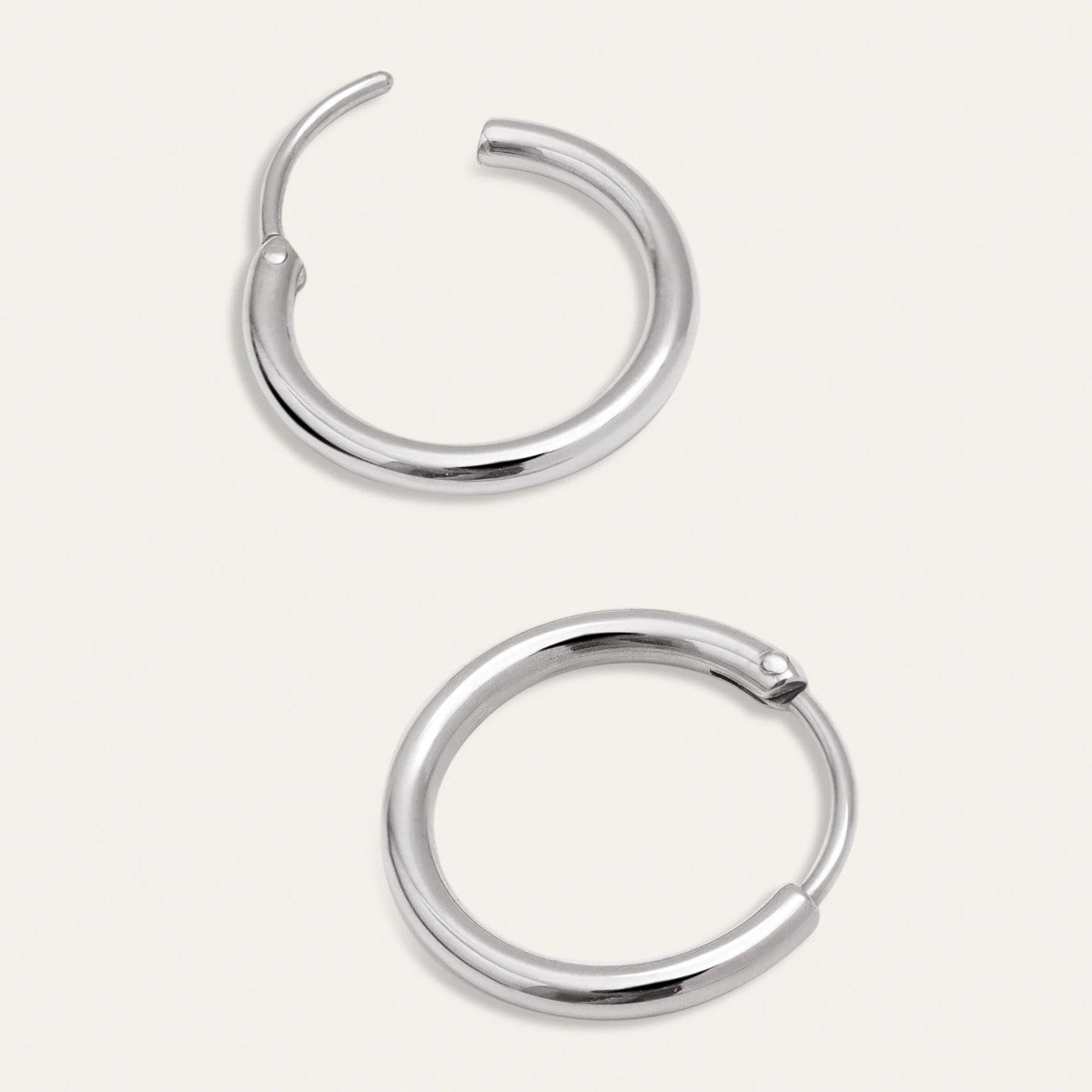 Orecchini Maria S in Acciaio