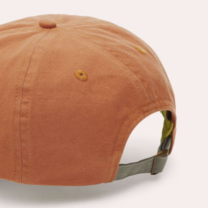 Gorra MUNICH varsity lifestyle de algodón naranja