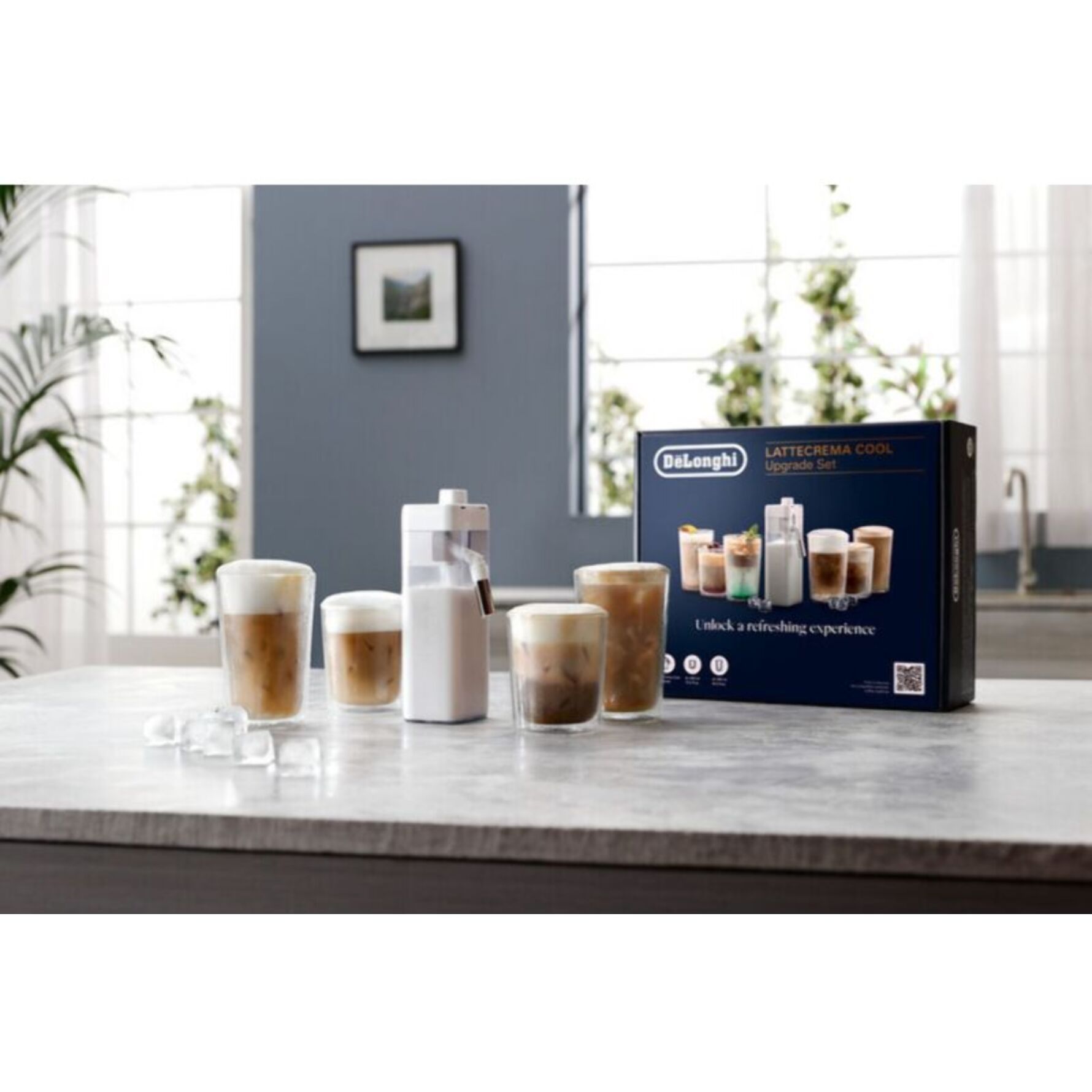 Carafe à lait DELONGHI LatteCrema Cool upgrade Set DLSC032