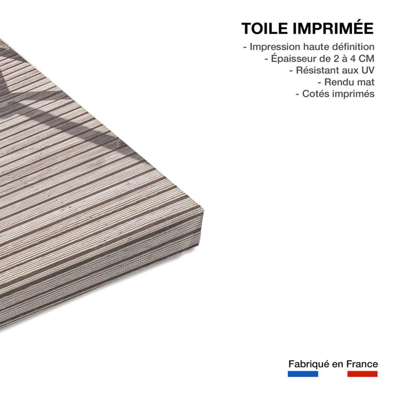 Tableau mer le chemin de la mer  Toile imprimée