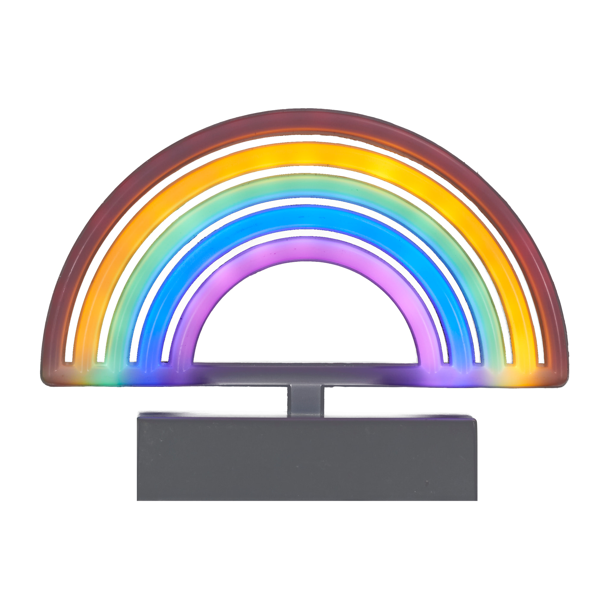Lampe Led Effet Neon Arc En Ciel A Piles