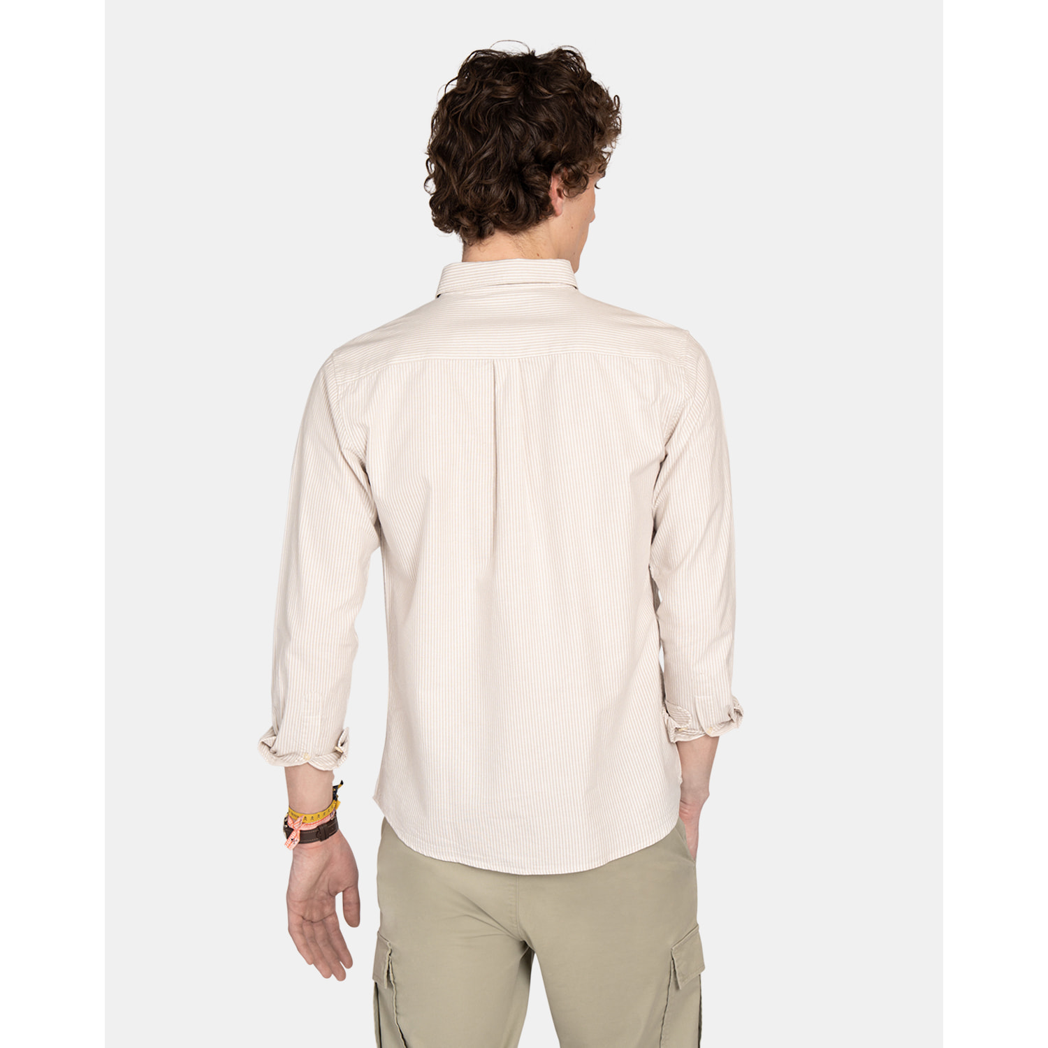 CAMISA MONACO STRIPED OXFORD