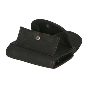 Portafoglio uomo in vera pelle - Modello False - RFID - 14.0 x 12.0 x 2.5 cm