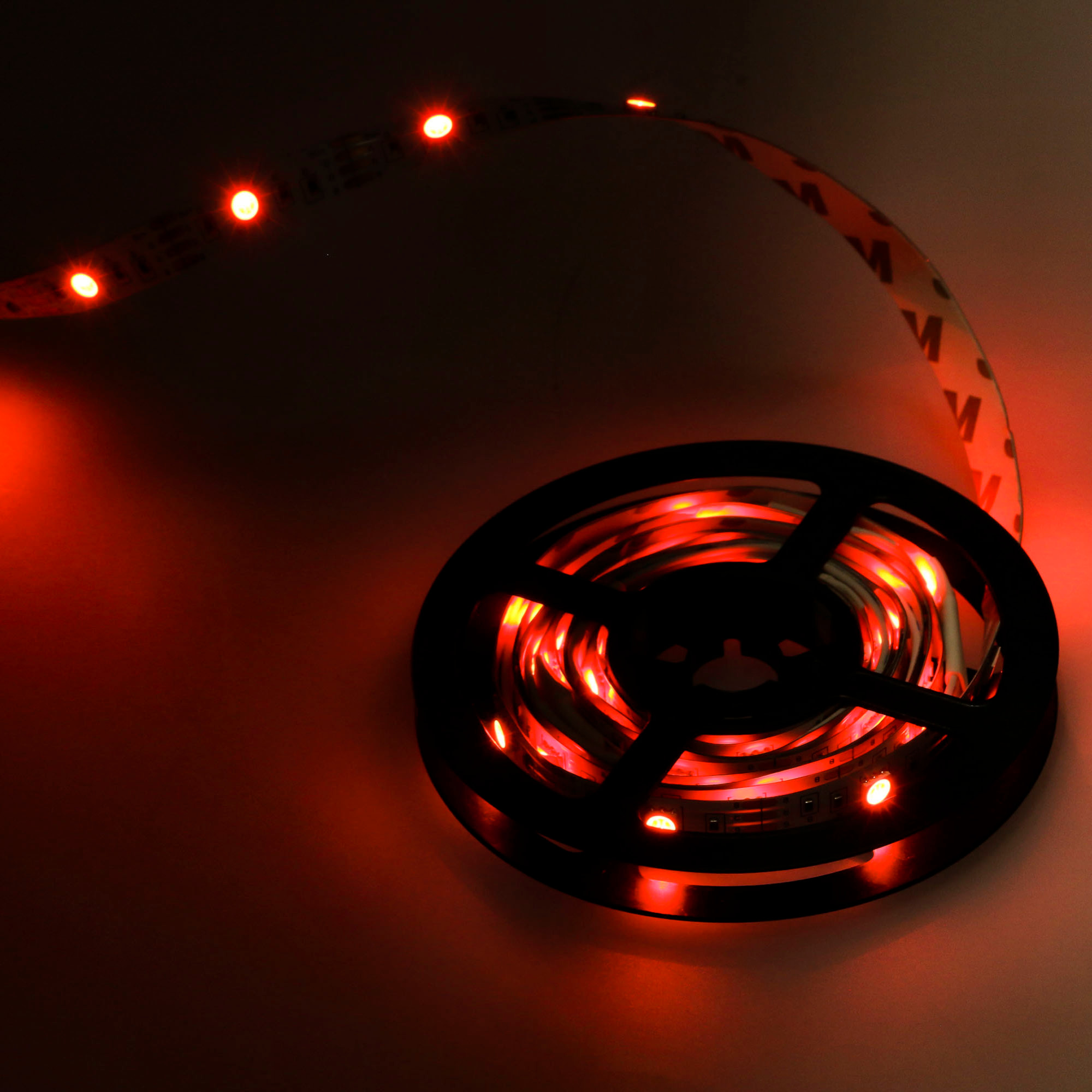 FORLIGHT Tira LED RGB de 5m 12W con control ON-OFF y protección IP20 para uso interior