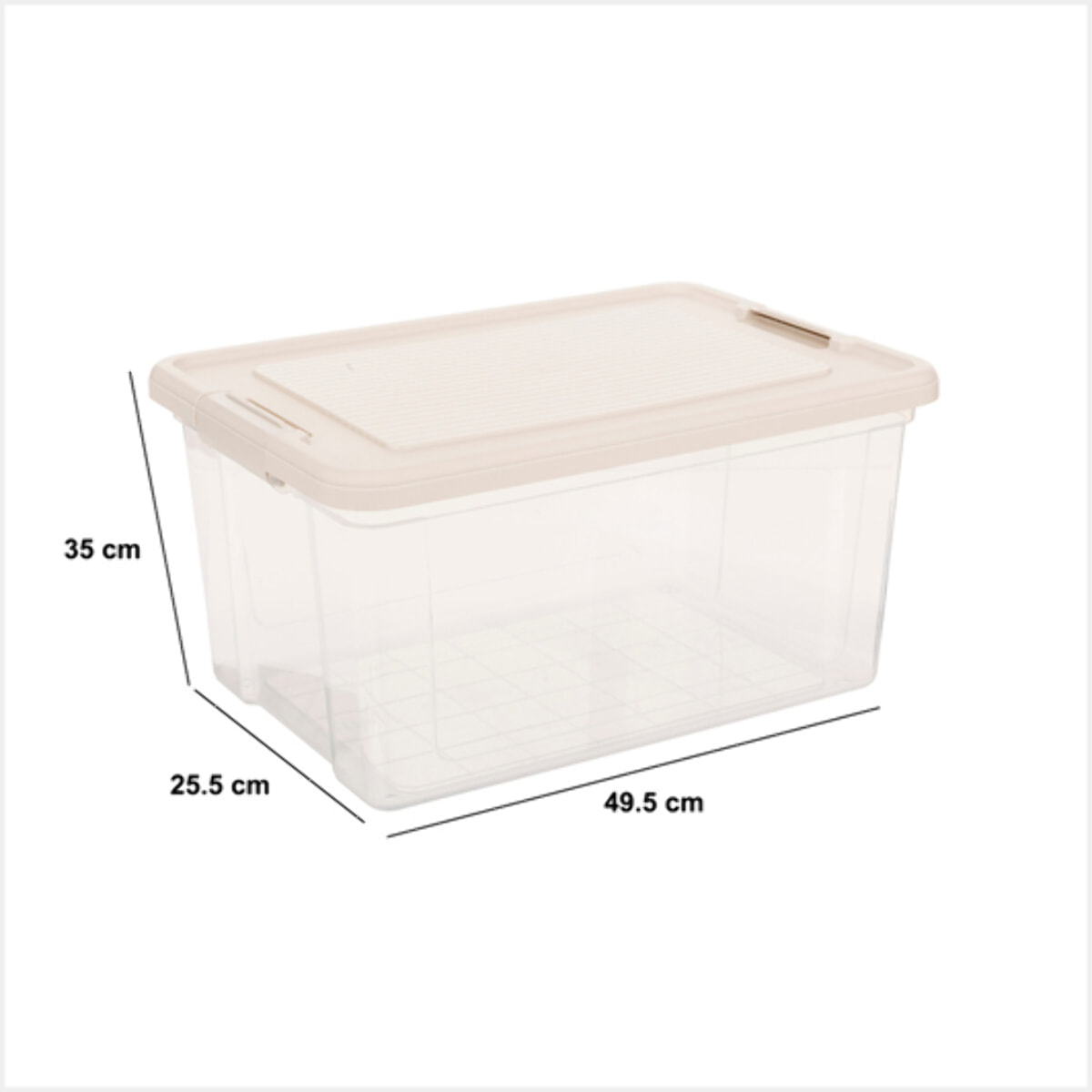 2 boîtes de rangement "Tide n Box" 30L