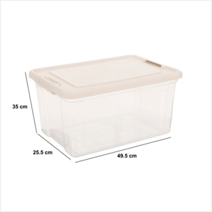 2 boîtes de rangement "Tide n Box" 30L