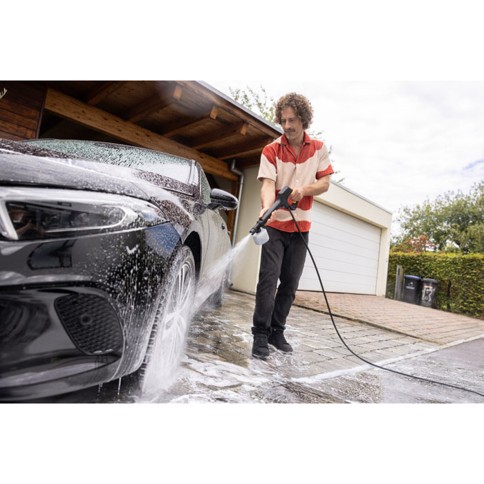 Nettoyeur haute pression Karcher K 3 FJ - Pression 120 bar- Débit 380 l/h- Buse à jet plat