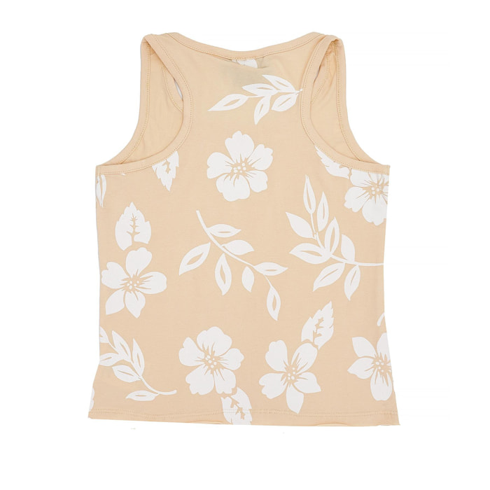 Camiseta sin mangas floral Chic Boxing Girls