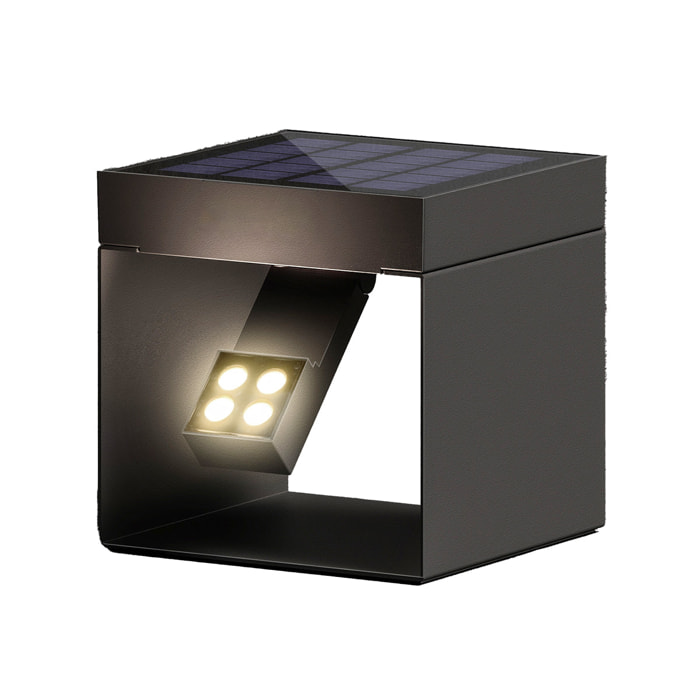 Borne solaire aluminium ALEA H15CM