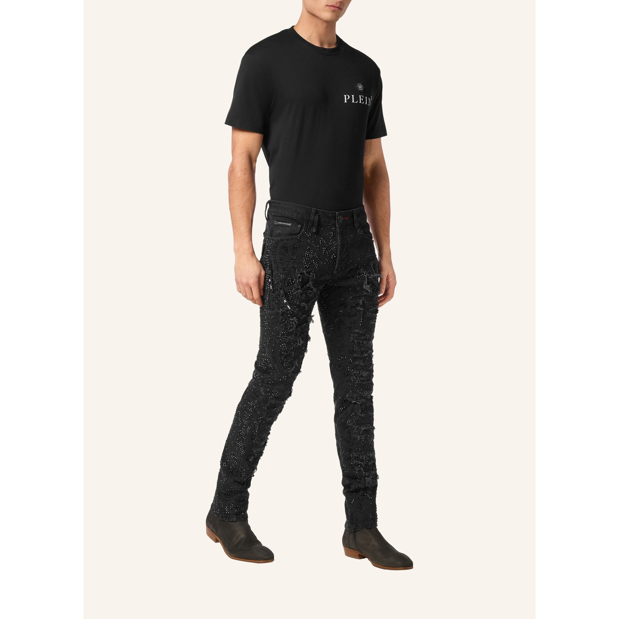 PHILIPP PLEIN Vaqueros