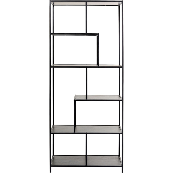 Étagère Loftie noire 185x77cm Kare Design